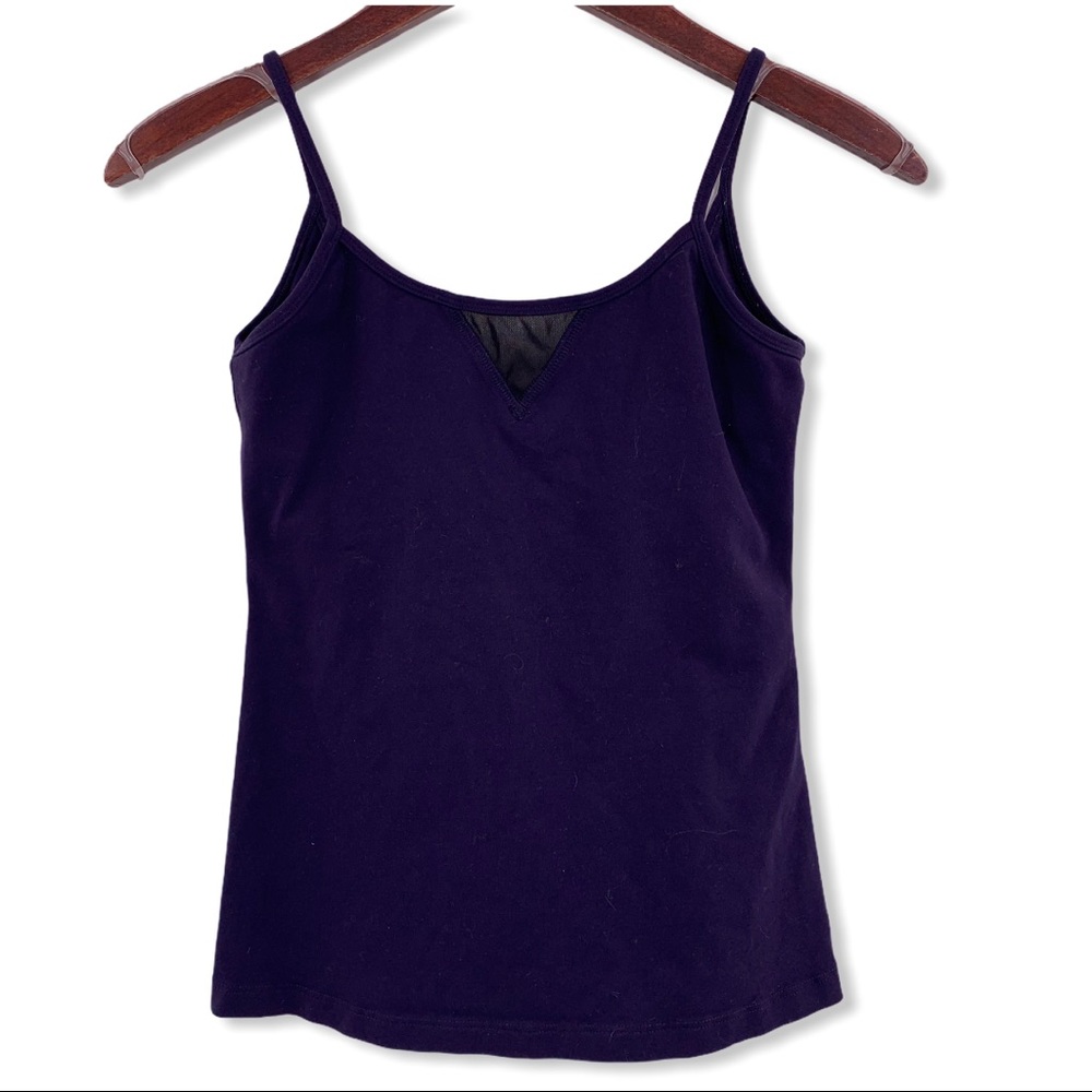 Rese navy blue tank built in bra small‎